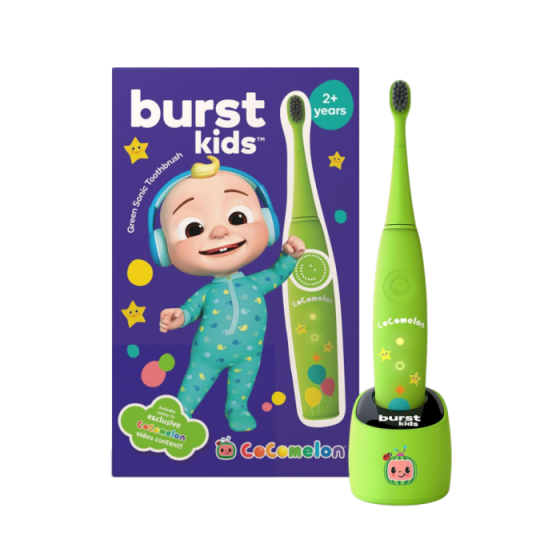 Cocomelon X Burstkids Kids Electric Toothbrush