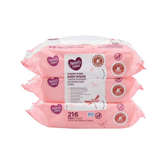 Balanced Powder Fresh Baby Wipes